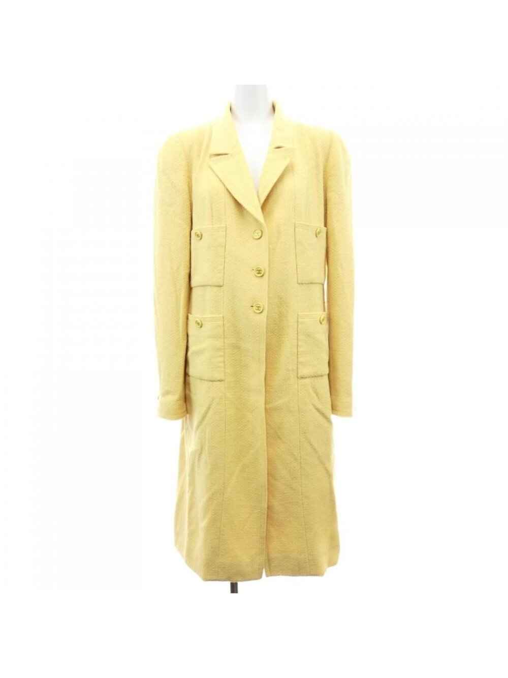 Chanel Vintage Coat Yellow